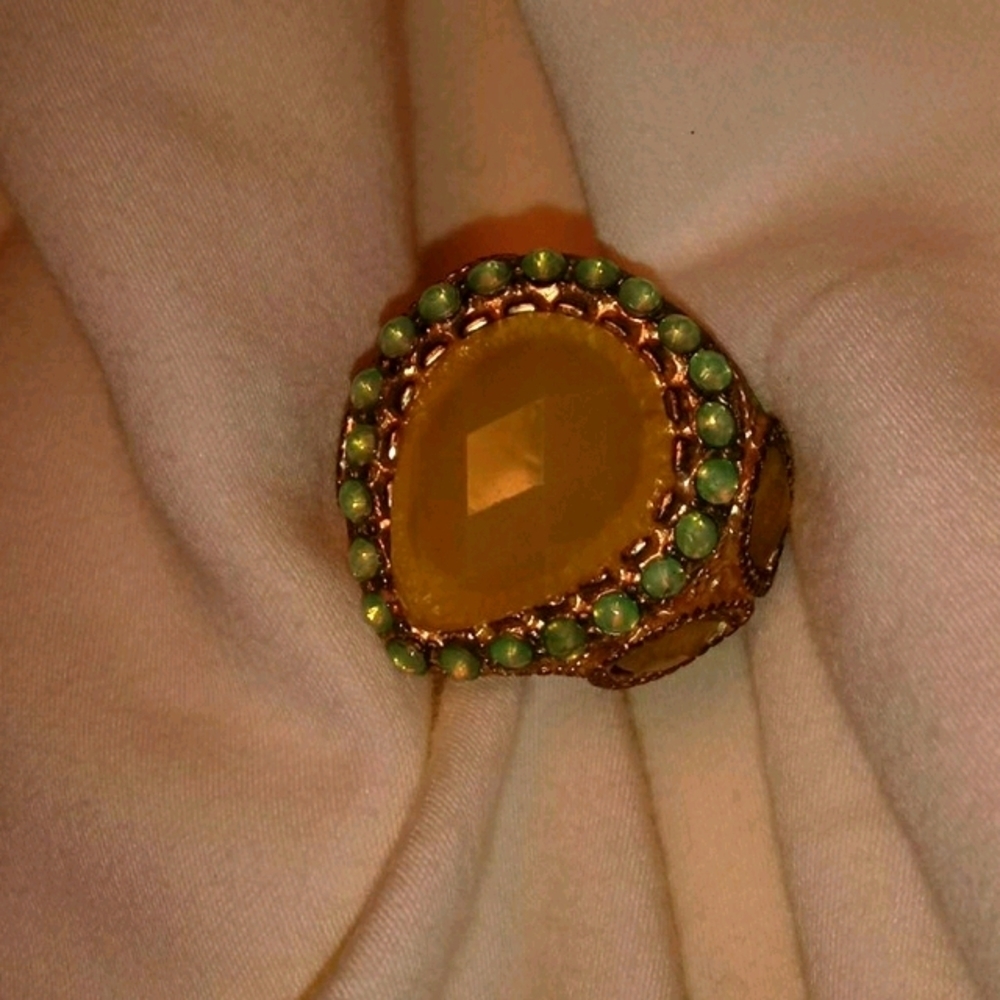 Antique-look fashion ring sz 9